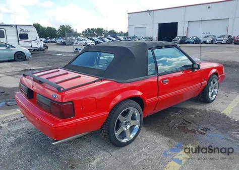 1993 Ford Mustang Lx z USA, uszkodzony, nr VIN 1FACP44E2PF207122